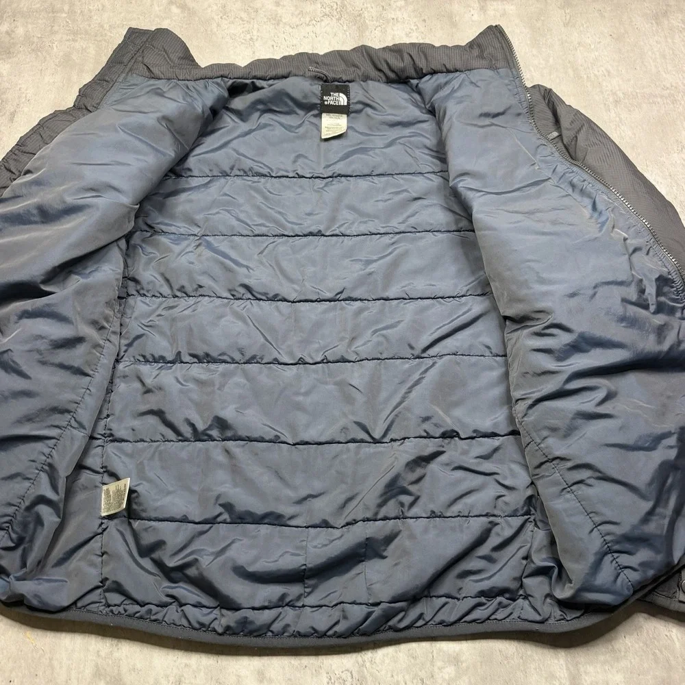 The North Face Redpoint Jacket Mens M Gray Primaloft Full Zip Summit Series Coat